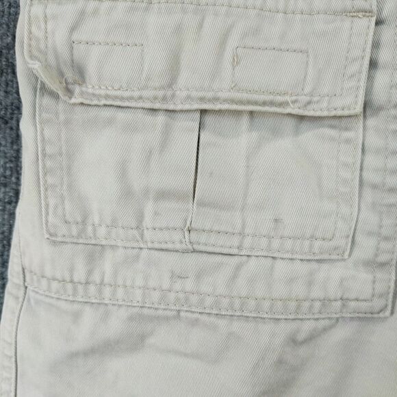 Wrangler Timber Creek Mens Cargo Shorts Tan Size 44 Pockets Cotton - Picture 12 of 14